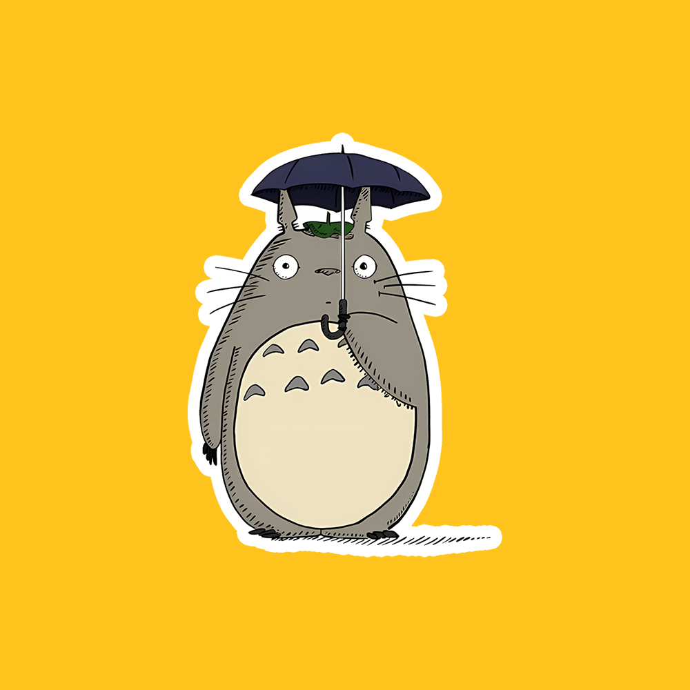 

Totoro Ghibli - Vinyl Sticker Waterproof