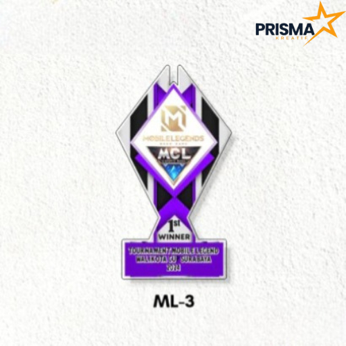 Piala Mobile Legend Plakat Mobile Legend Akrilik Custom Plakat E sport