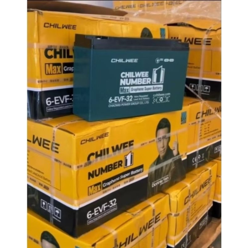 motor listrik Chilwee 72V 32Ah isi 6 pcs