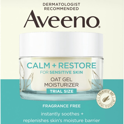 Aveeno Face Cream/Aveeno Calm + Restore Oat Gel Facial Moisturizer 48g【For Sensitive Skin 】