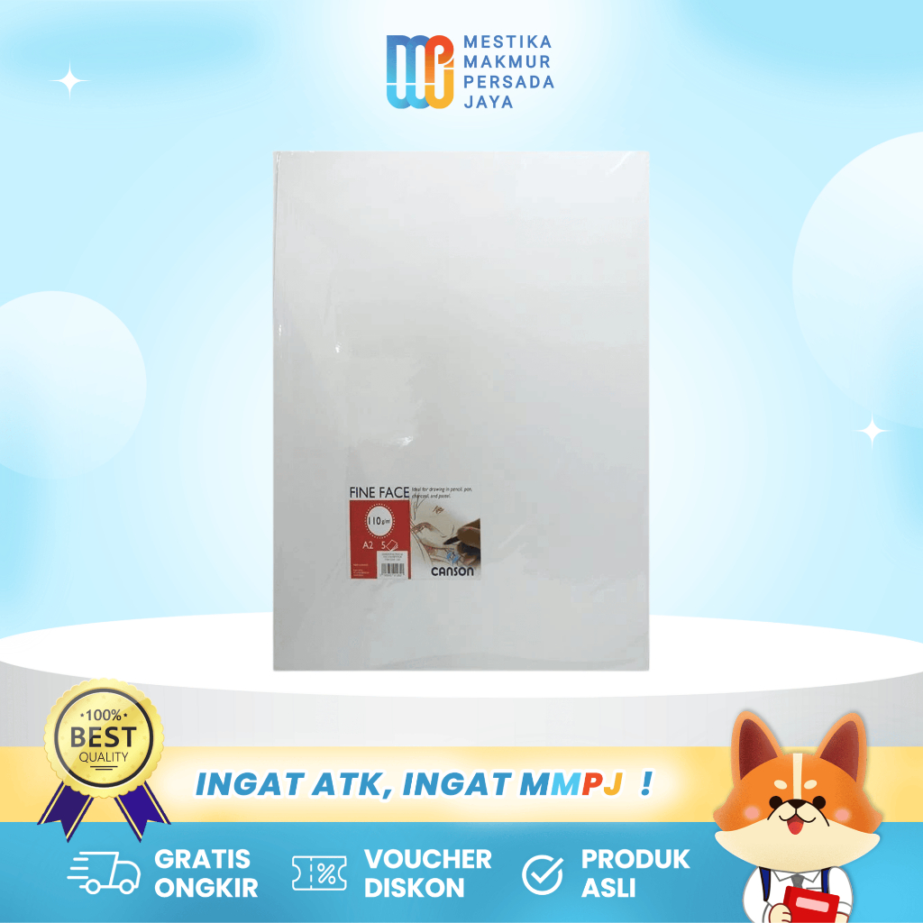 

Canson Kertas Gambar Sketsa - Art Paper A2 110Gsm 5 Lembar C05