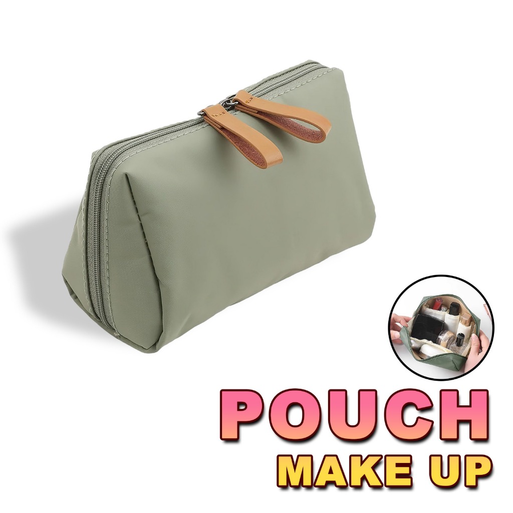 Tas Kosmetik Waterproof Tas Skincare Travel Bag Mini Pouch Makeup Travelkit Kekinian Simpel BK6016