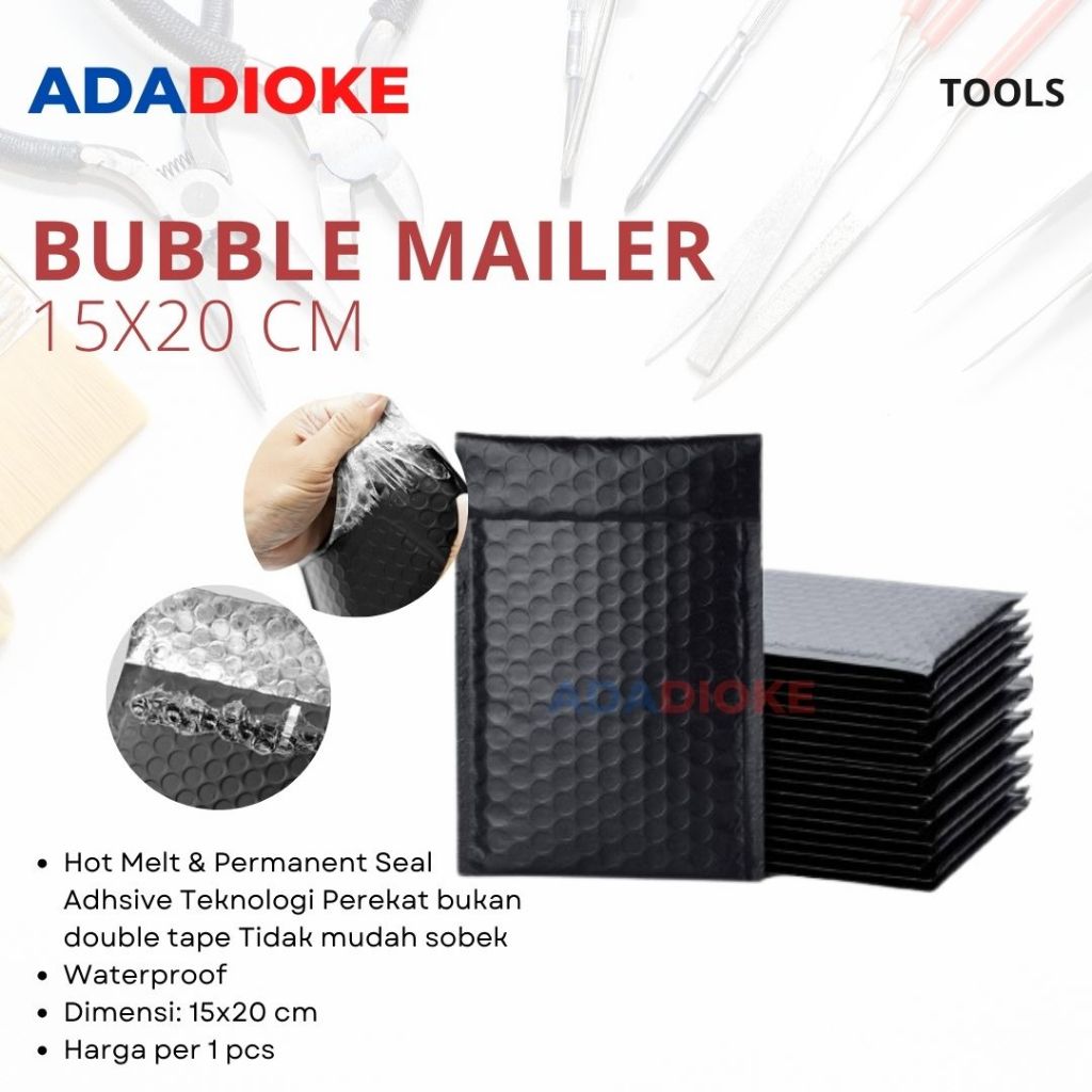 

Bubble Mailer Kantong Bubble Packing Amplop Bubble Wrap Ukuran 15 x 20 cm