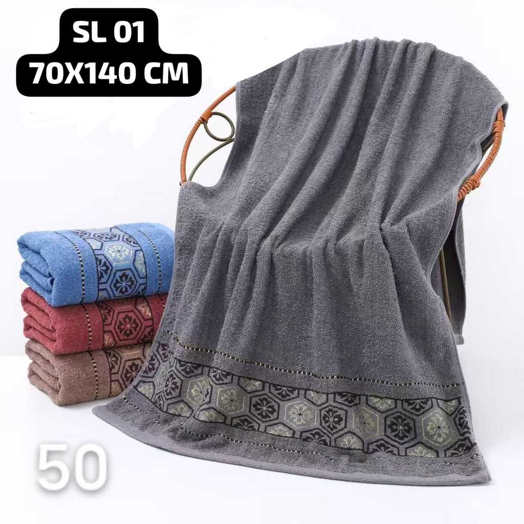handuk mandi jumbo katun terry palmer import ukuran 160x80cm handuk dewasa jumbo terlaris