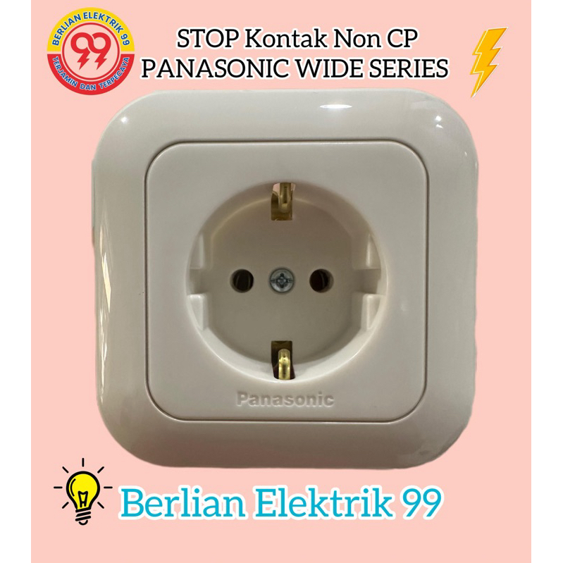 stop kontak panasonic warna putih