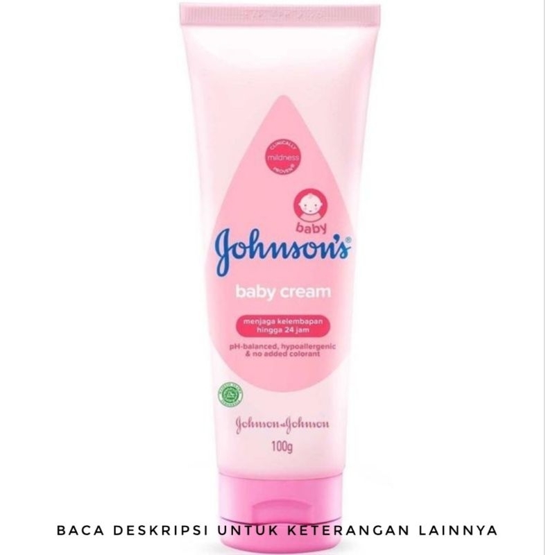 SALE  JOHNSON'S Baby Cream 100gr Krim Tubuh dan Wajah Bayi