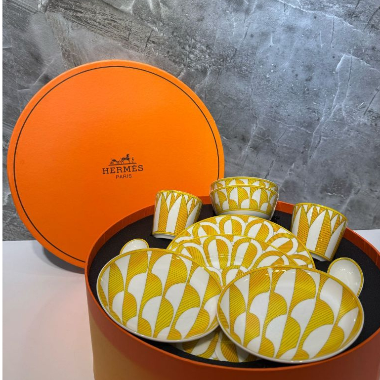 [FREE BOX] SET HAMPERS PIRING MANGKOK GELAS MEWAH