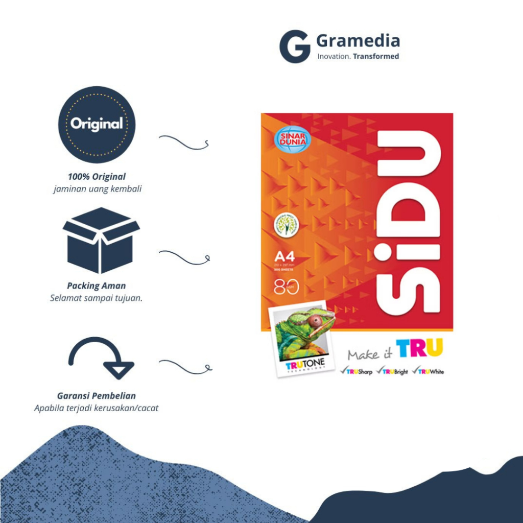 

SiDU - Kertas Fotocopy 80 GSM A4