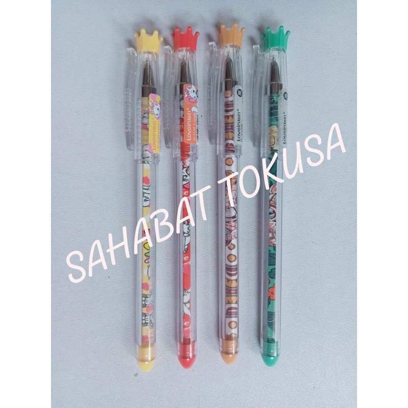 

BOLPEN GEL MAHKOTA (1 PCS) (RANDOM)Mainan anak/mainan grosir