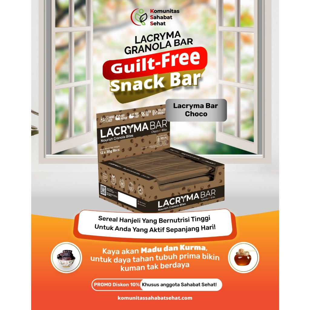 

Lacryma Nourish Granola Bites Choco Bliss