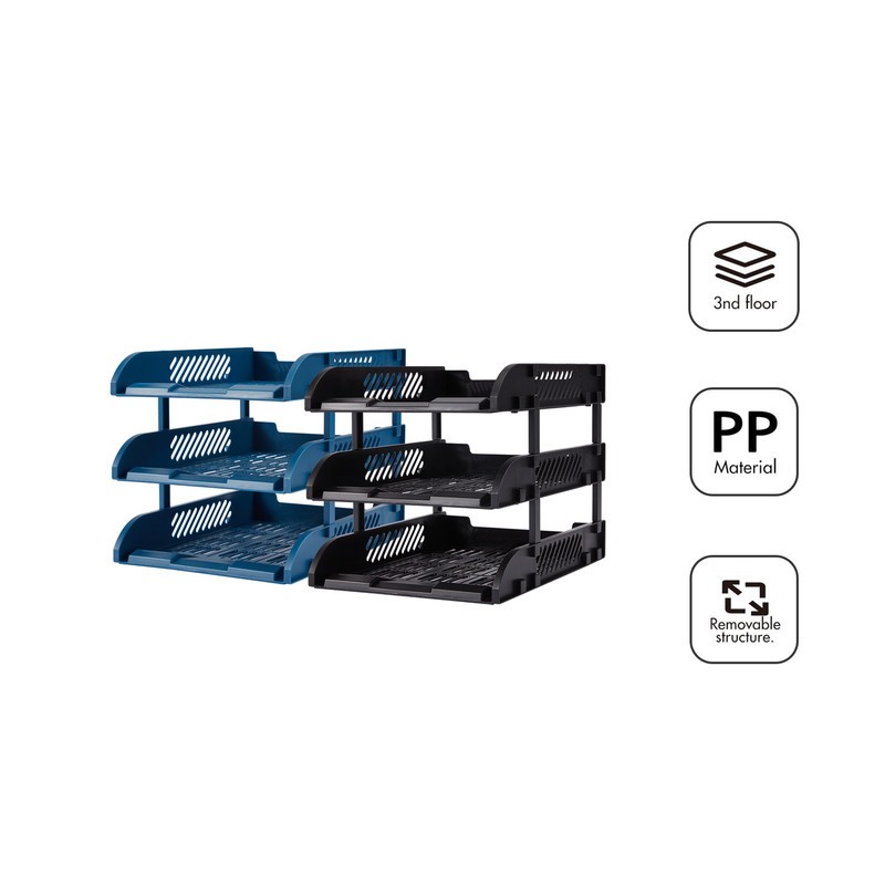 

Bantex File Tray / Rak File 3 Susun #BJ7633