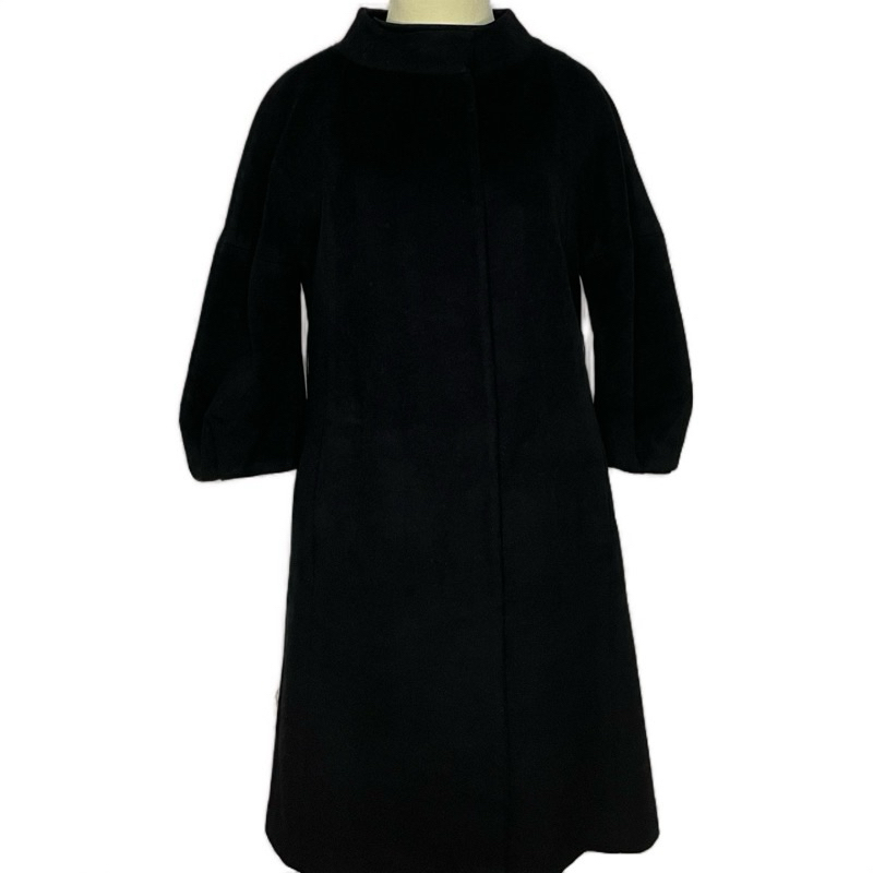 Preloved Long Angora Wool Coat