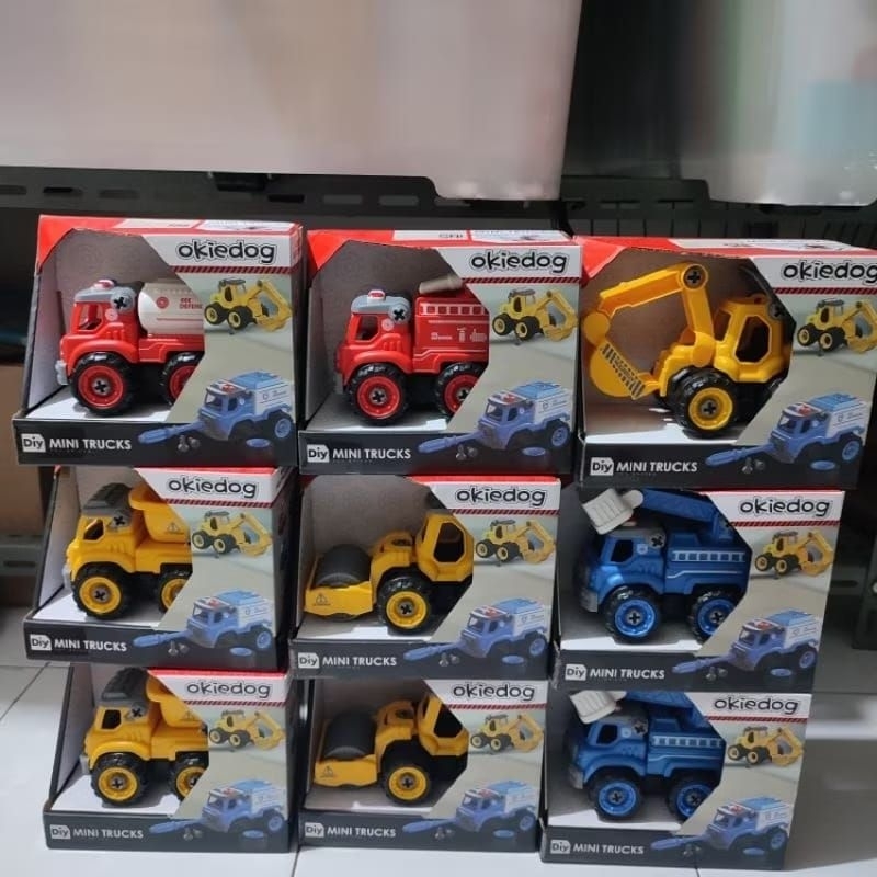 MAINAN ANAK OKIEDOG MINI TRUCK DIY
