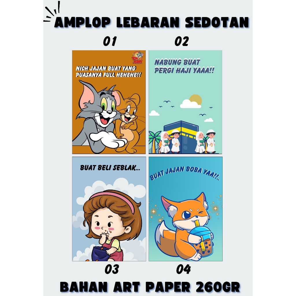 

[ISI 18] Angpau Sedotan Lebaran Lucu Aesthetic /Amplop Sedotan Unik Dengan Kata - Kata Lucu Hari Raya Idul Fitri 2025