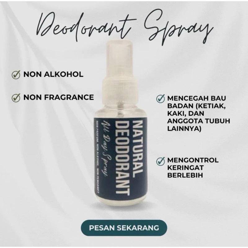 Deodorant Tawas Cair Original 75ml / pewangi ketiak