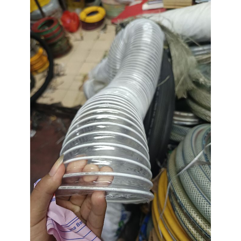 Pu ducting Hose 2,5" inch Selang Plastik flexible vacum