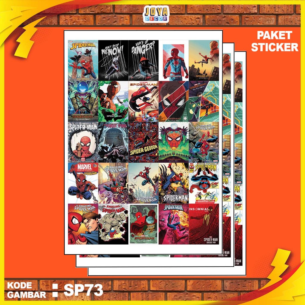 

GAMBAR STICKER SPIDERMAN5 / STIKER SPIDERMAN5 / PAKET STIKER SPIDERMAN5 PER 25 PCS / KODESP73