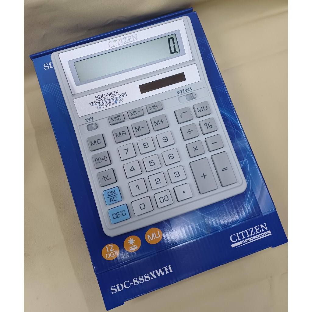 

calculator meja CITIZEN SDC 888 XWH