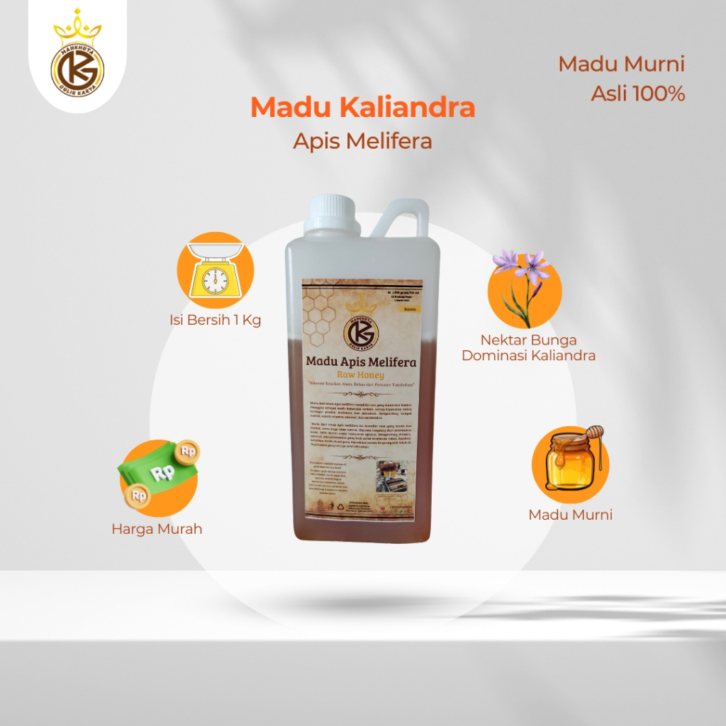 

Madu Kaliandra 1 kg Apis Melifera