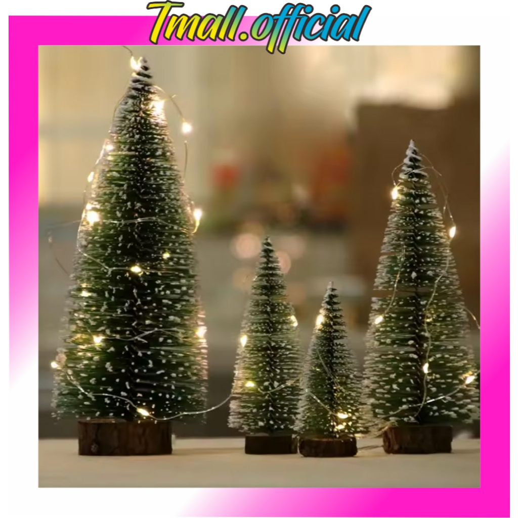 TMALL Perlengkapan Rumah Pajangan Rumah Dekorasi Natal Pohon Cemara Pohon Natal Dekorasi Meja R1159