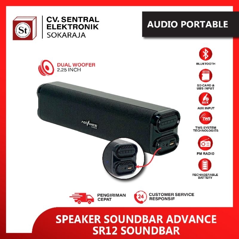 Speaker Advance SR12 Soundbar