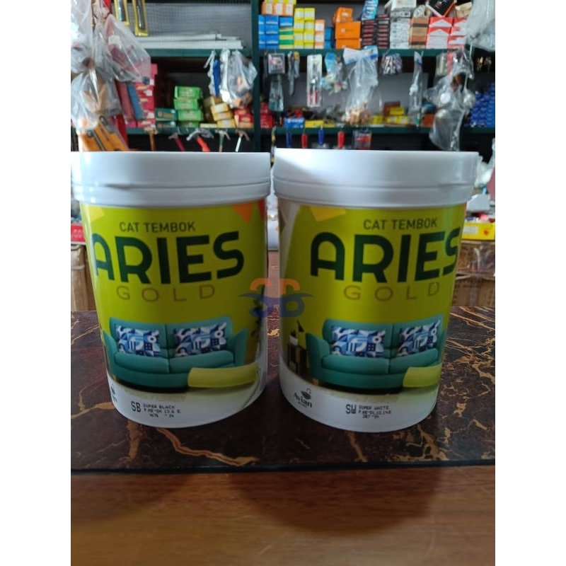 Cat tembok dinding aries gold / cat tembok aries GOLD 1kg / cat tembok murah avian brands / cat temb