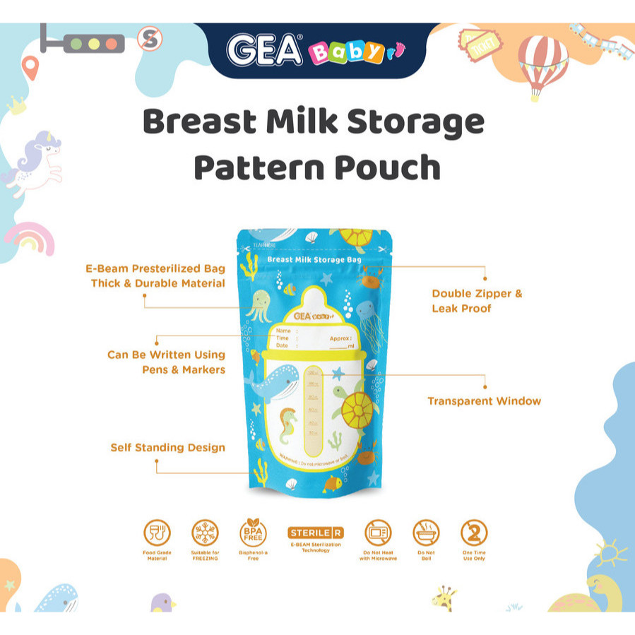GEA BABY kantong plastik ASI