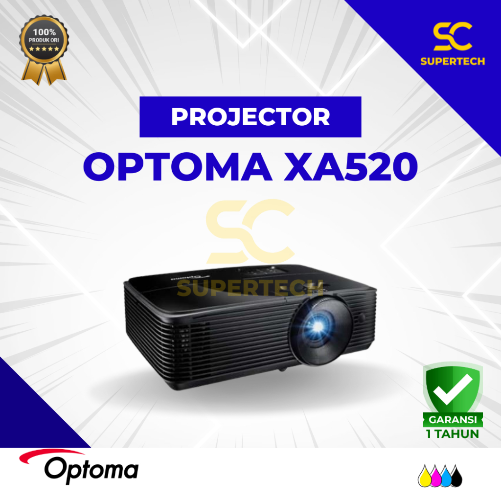 Projector OPTOMA XA-520 / Proyektor OPTOMA XA520 Proyektor Projektor