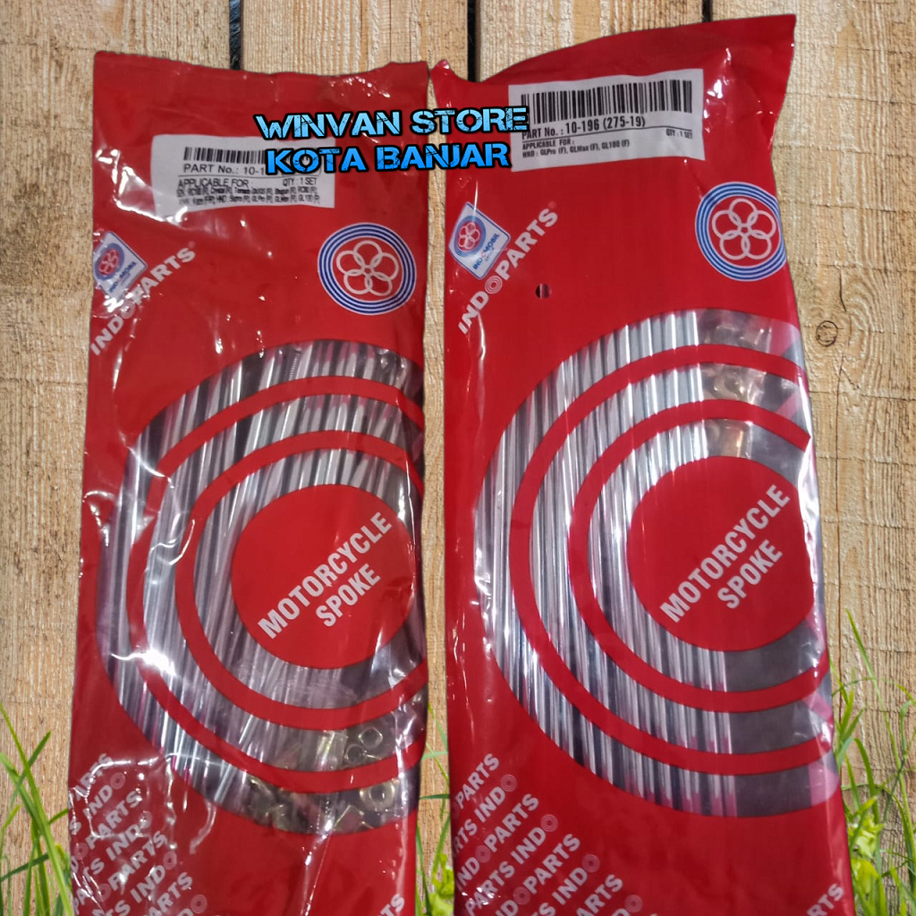 Ruji Jari Jari Depan Belakang RING 17 Ruji Scorpio Vixion Old Vixion New 154 164 36H Ori Indopart