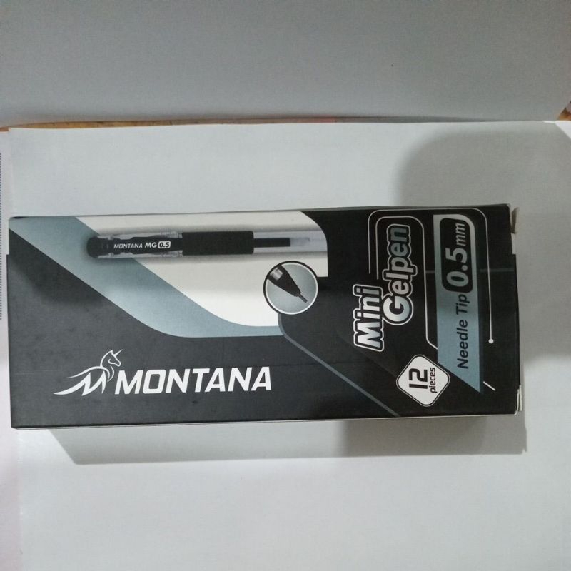 

Mini Gelpen MONTANA MG 0.5 -hitam / pak