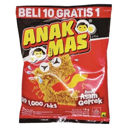 

Anak Mas Mie - Rasa Ayam Geprek - 18 gr