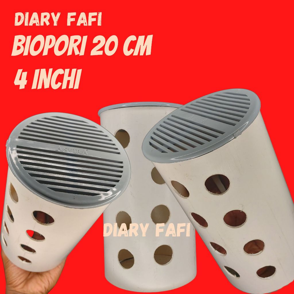 PIPA BIOPORI 4 INCH - 20 CM