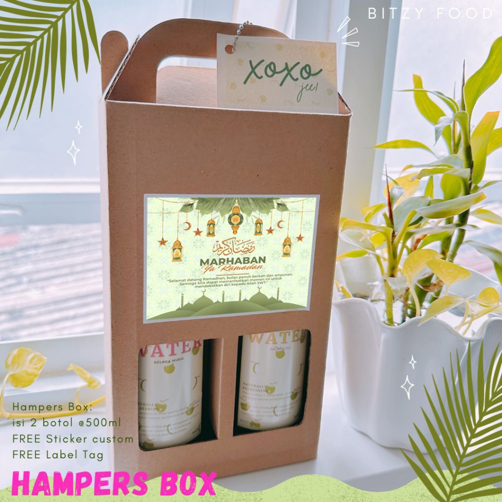 

Air Kelapa Ijo Murni / 100% Raw Green Coconut Water / Young Coconut Water / Kelapa Ijo Murni / Hampers Gift Box / Bitzy Food / kado lebaran imlek natal get well soon