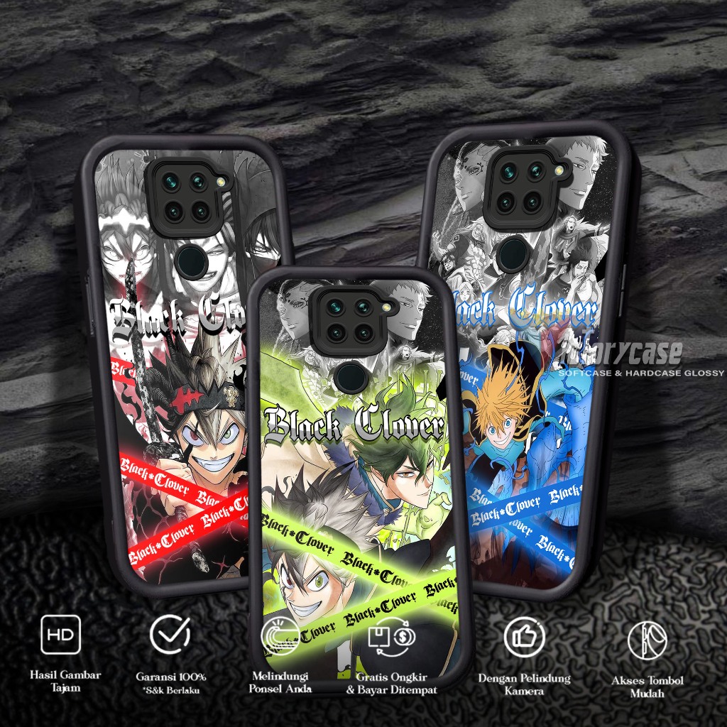 Softcase Glass kaca untuk REDMI NOTE 9 NOTE 10X BLCKL Casing Handphone Case Procamera
