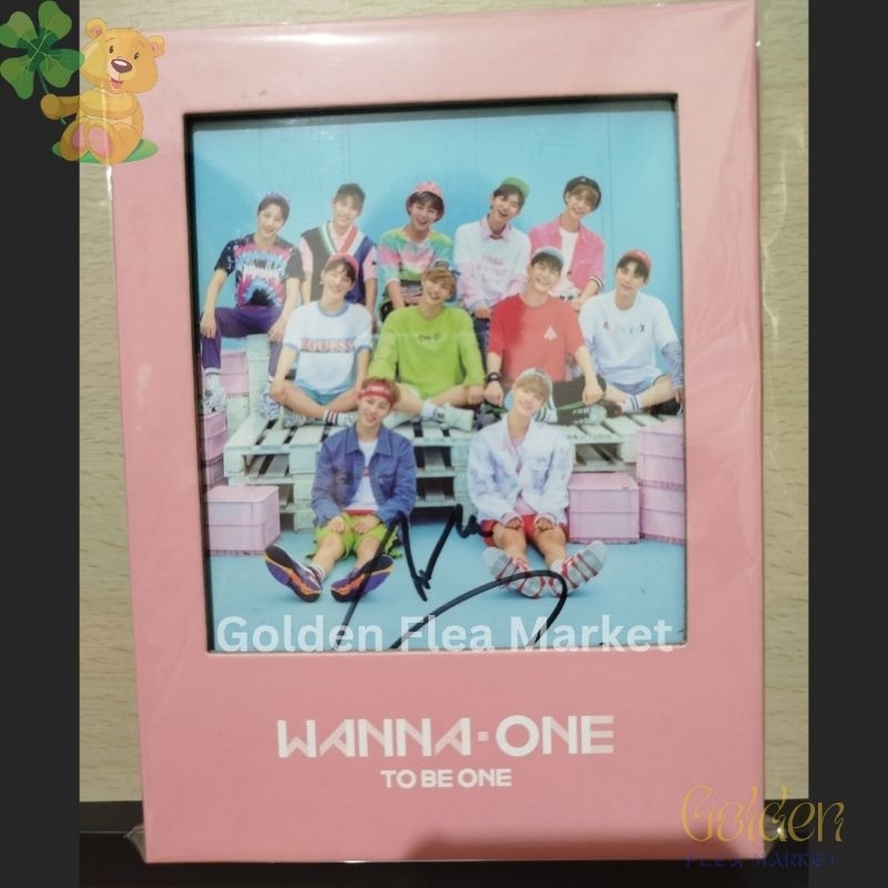Signed Album Wanna One To Be One Pink Version Kim Jaehwan Set