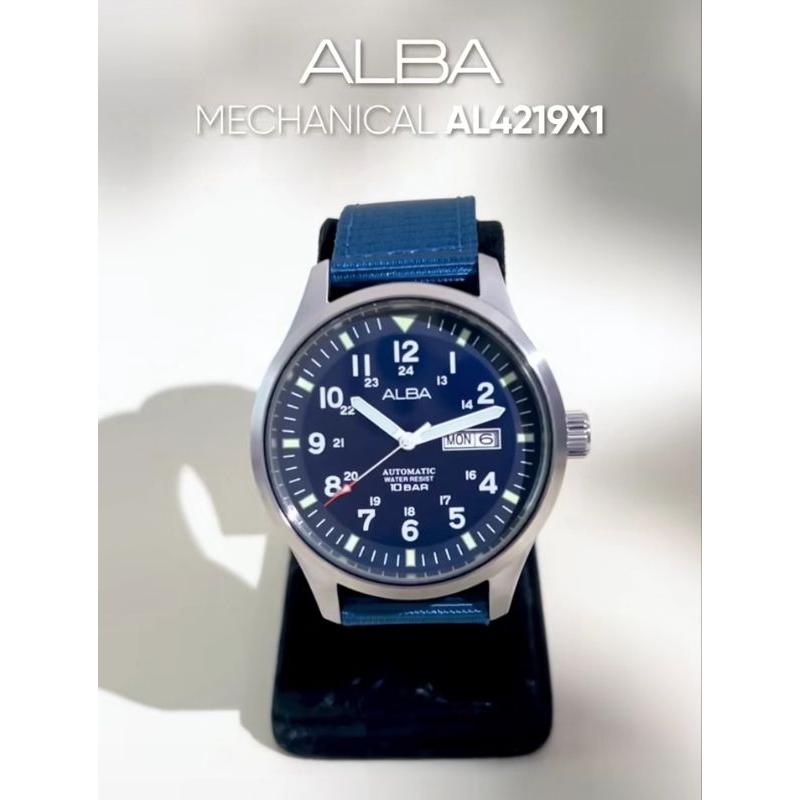 Alba AL4219#AL4219#AL4219X1#jam tangan pria Alba al4219#man watch Alba Al4219X1#Alba matic AL4219X1
