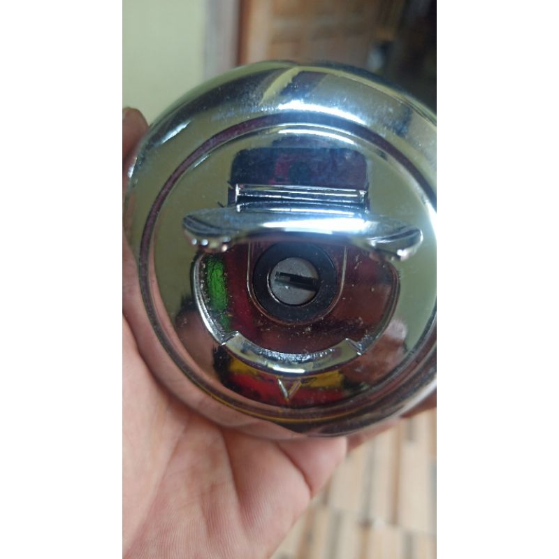 Tutup tangki Sanex flash QJ150 model Harley