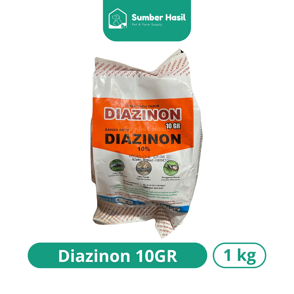 DIAZINON 1KG OBAT ULAT TANAH DIAZINON INSEKTISIDA TABUR DIAZINON ORIGINAL