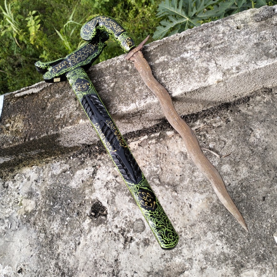 Keris Pamor Lafaz 30cm bayar ditempat