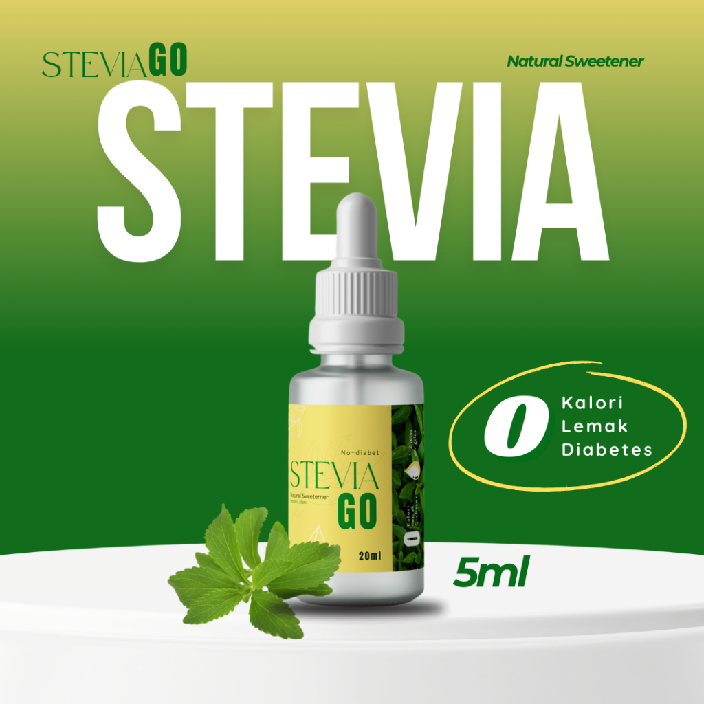 

Stevia Go - Pemanis Alami 0 Kalori 0 Diabetes [5ml]
