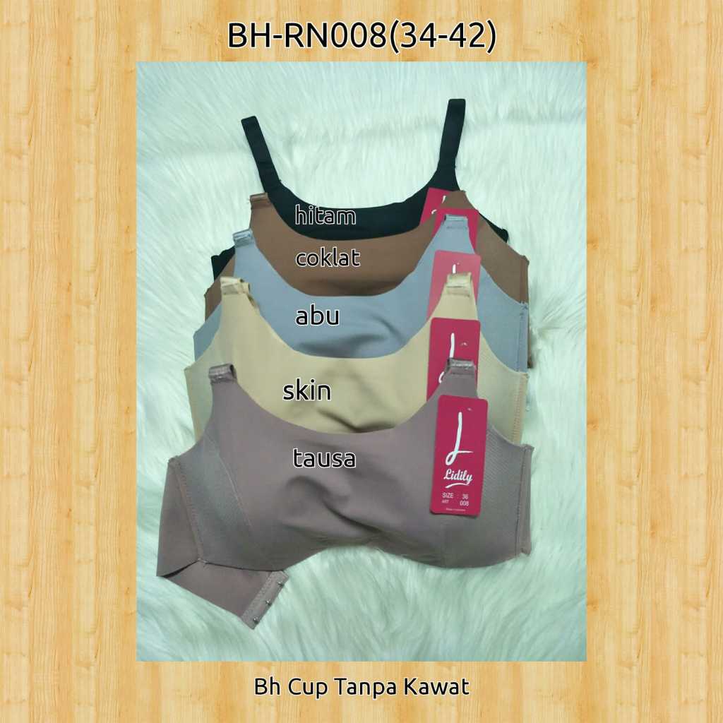 PROMO 3 PCS BRA LIDILY SEAMLESS PREMIUM CUP SEDANG BH - RN008