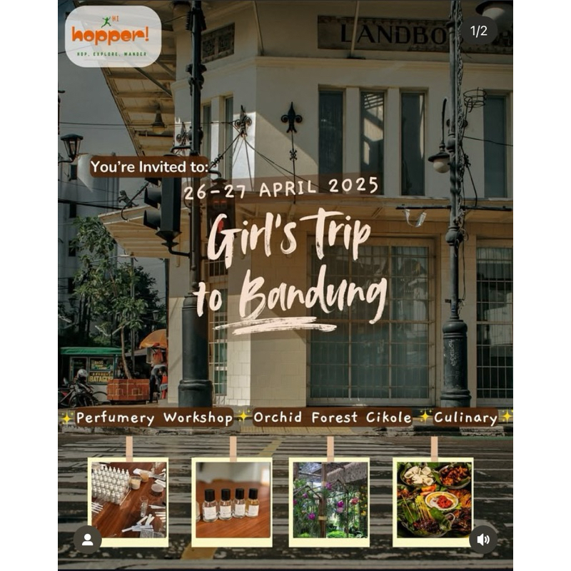 Open Trip to Bandung (Girls Only) - 2D1N