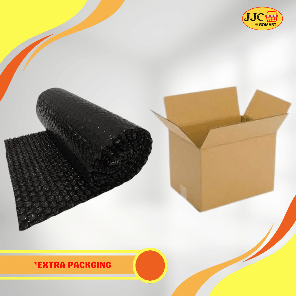 

Tambahan Ekstra Packing | Bubble Wrap | Kardus | Kardus + Bubble Warp