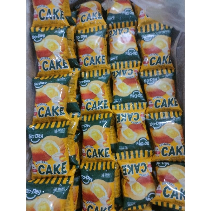 

GO-DAY CAKE CUSTARD DAN CAKE STRAWBERRY 25GR 1 RENCENG ( 10 PCS )