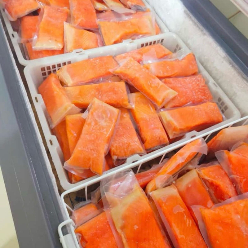 

RB Ikan salmon fillet portion premium 1kg