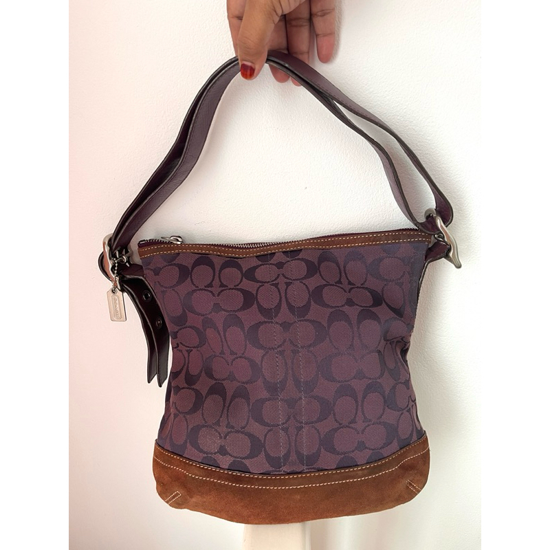 coach soho hobo signature bag