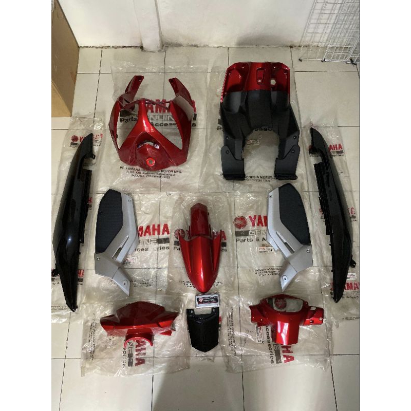 Body Set Alus Nouvo Z 2007 Merah Maroon Original 2D5