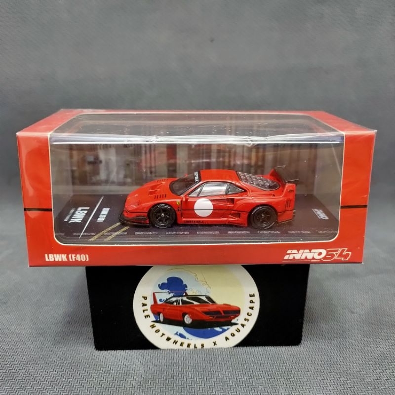 INNO64 FERRARI F40 LBWK RED 1:64
