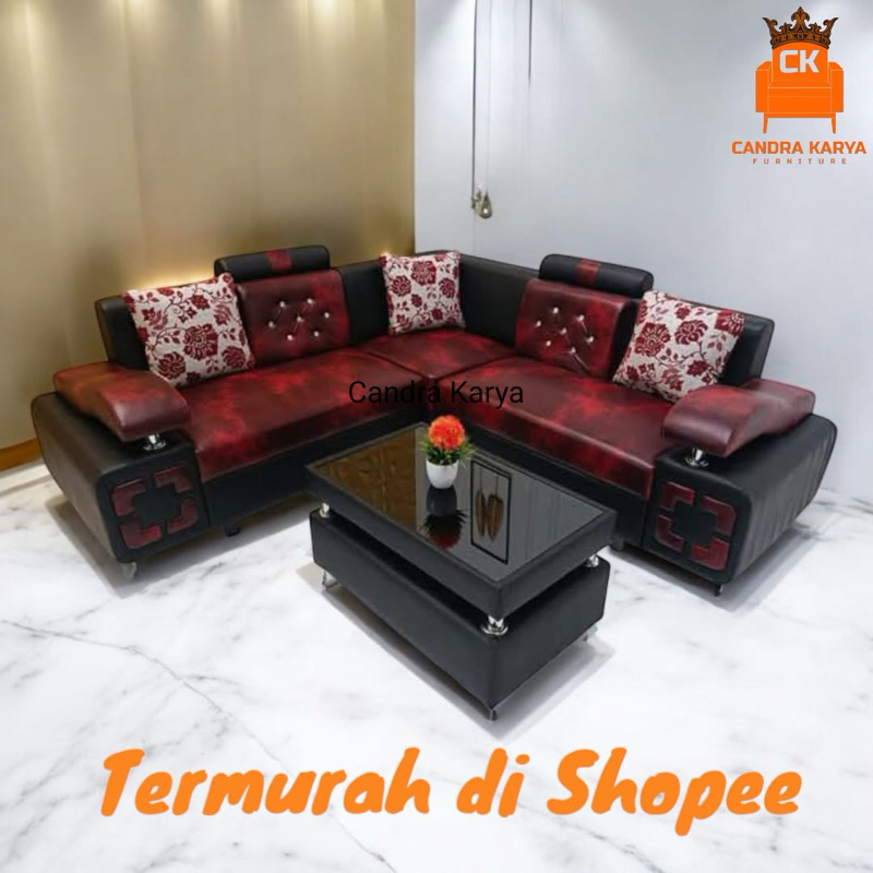 Kursi L Sudut Sofa Minimalis