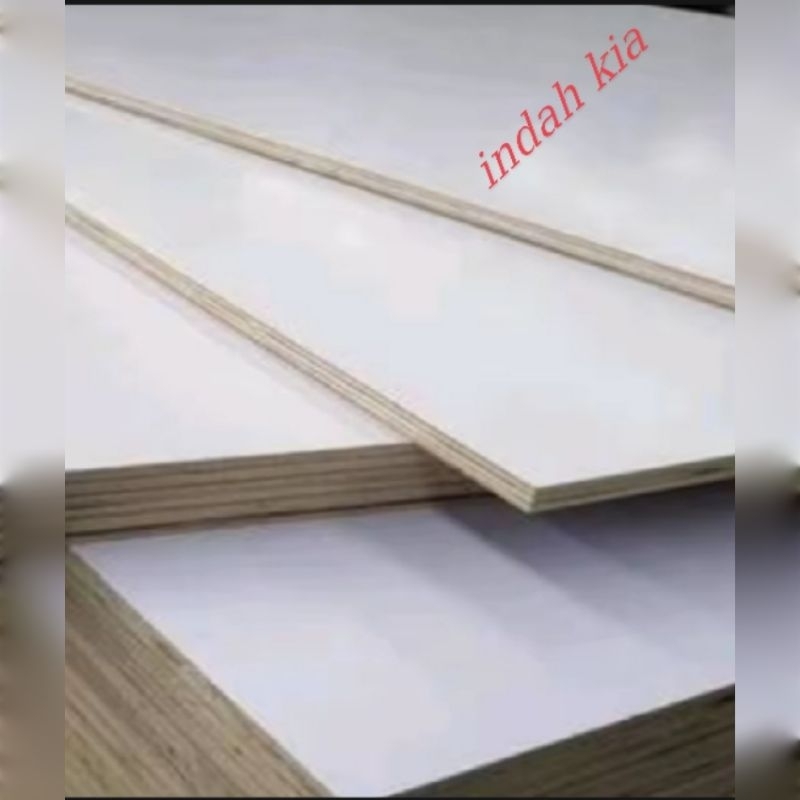 triplek melamin tebal 4 Mili panjang 50 cm lebar 50 cm